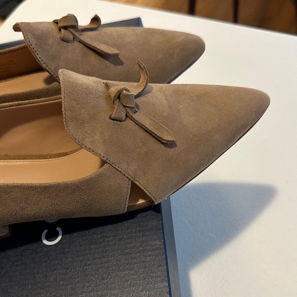 Cole Haan Women's Brown Suede Flats - Picture 4 of 7